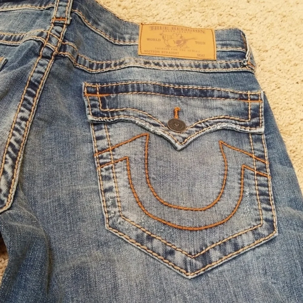 NWT! TRUE RELIGION Blue Size 34 Straight Jeans